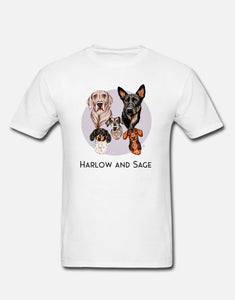 Harlow and Sage Artist Tee (White)